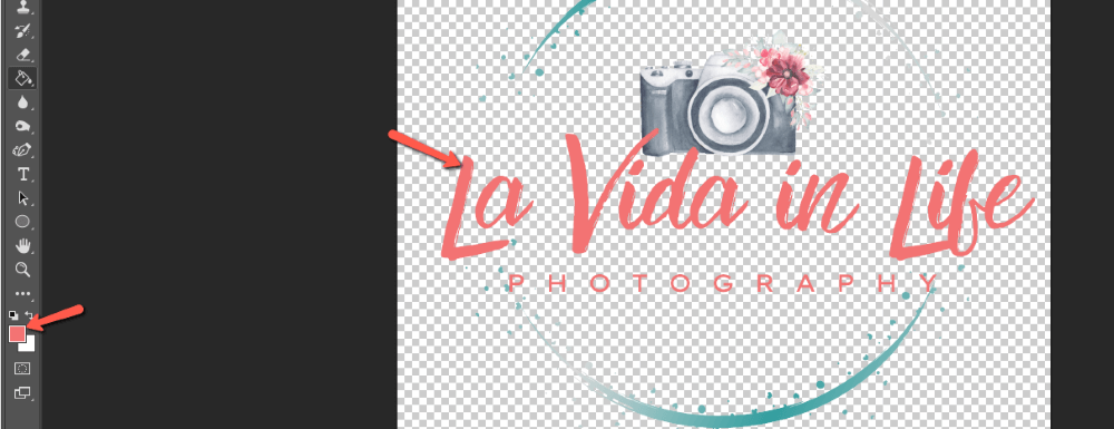 presentation logo photoshop