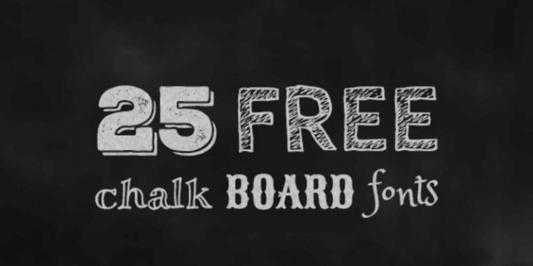 chalk font download for photoshop