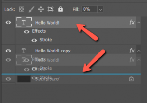 add stroke to text after effects